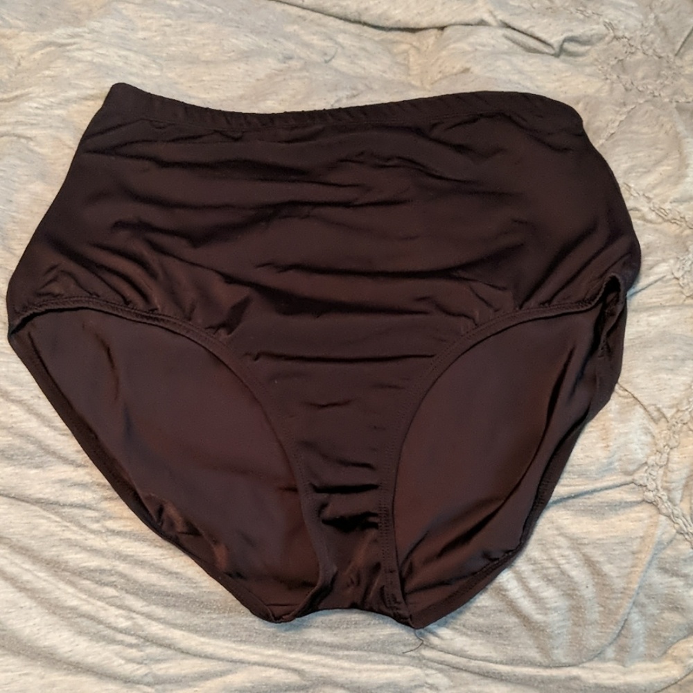 High waisted bikini bottom